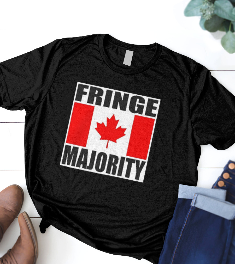 Fringe Majority Canada Flag Maple Leaf T-Shirt