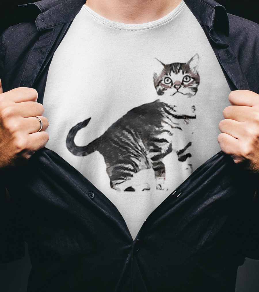 Tony Stark Kitten T-Shirt