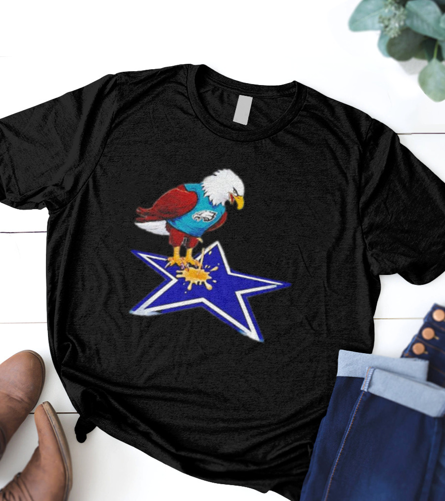 Philadelphia Eagles Peeing On Dallas Cowboys Star T-Shirt