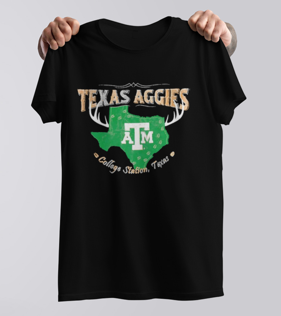 Texas Aggies A&M College Station Texas Deer Season T-Shirt