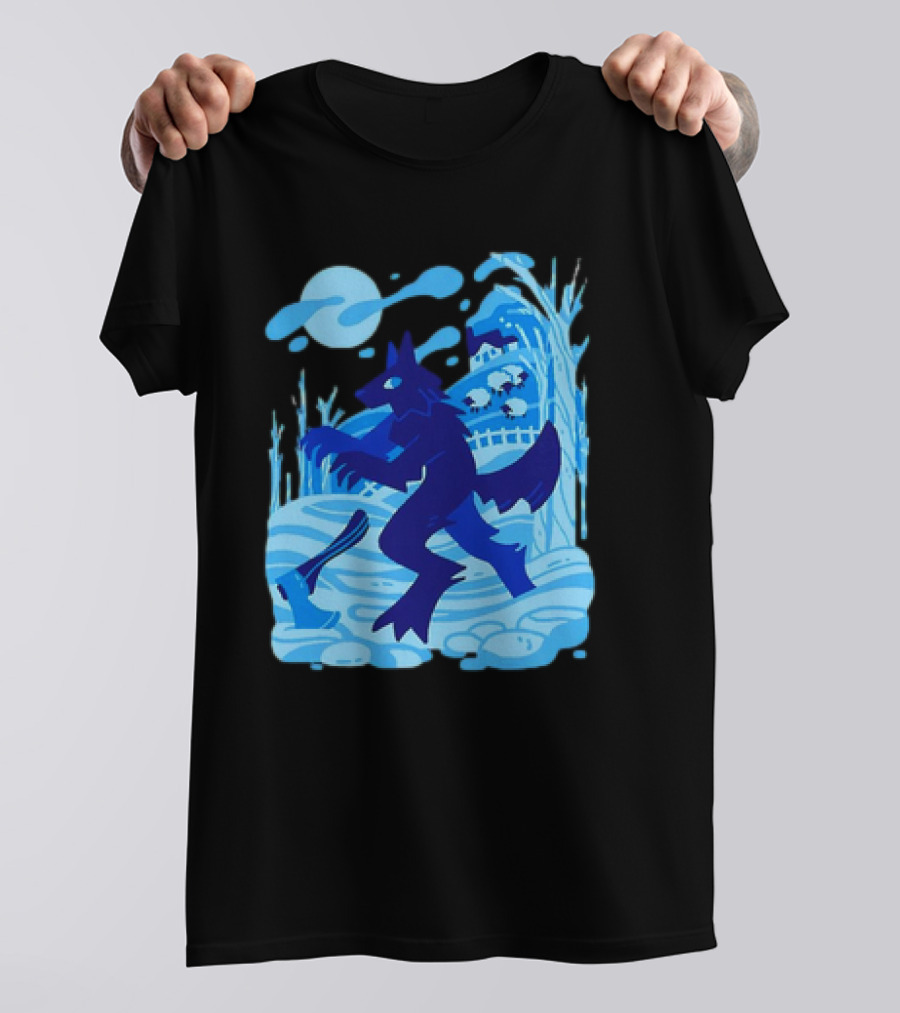 Werewolf Under The Winter Moon T-Shirt
