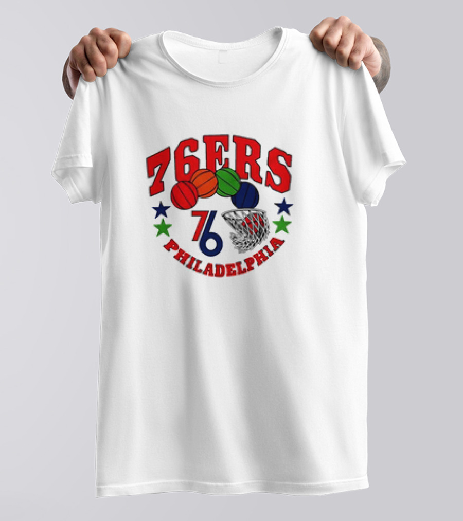 Philadelphia 76ERS 76 Basketball Stars City Edition T-Shirt