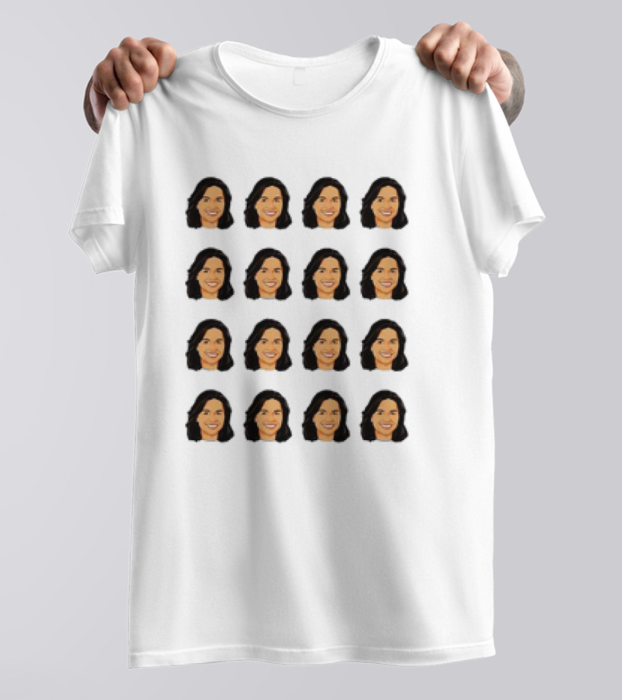 Tulsi Gabbard 16 Identical Smiling Faces T-Shirt