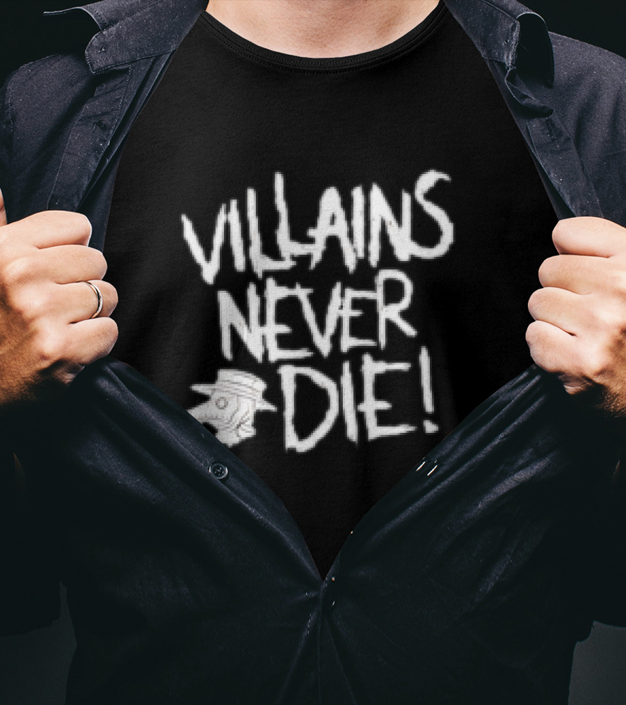 Villains Never Die Plague Doctor Mask T-Shirt