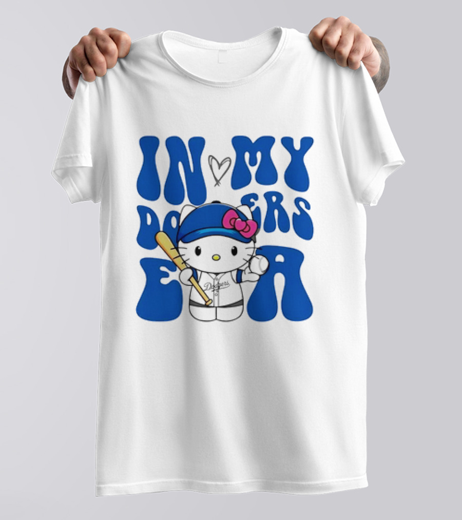 Hello Kitty Los Angeles Dodgers In My Dodgers Era T-Shirt
