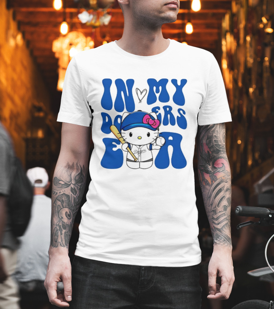 Hello Kitty Los Angeles Dodgers In My Dodgers Era T-Shirt