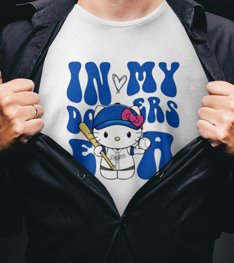 Hello Kitty Los Angeles Dodgers In My Dodgers Era T-Shirt