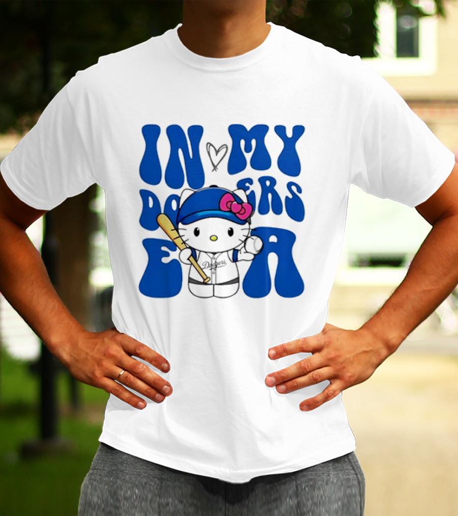 Hello Kitty Los Angeles Dodgers In My Dodgers Era T-Shirt