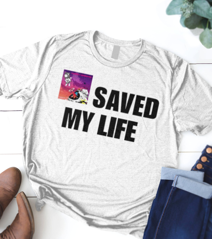 Kanye West Graduation Album Cover Art Saved My Life T-Shirt