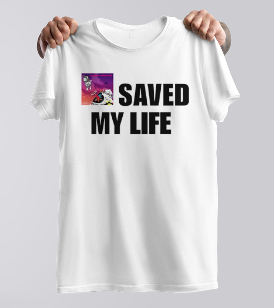 Kanye West Graduation Album Cover Art Saved My Life T-Shirt