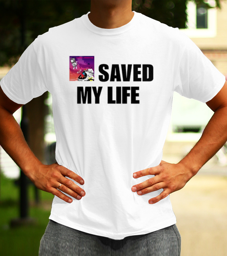 Kanye West Graduation Album Cover Art Saved My Life T-Shirt