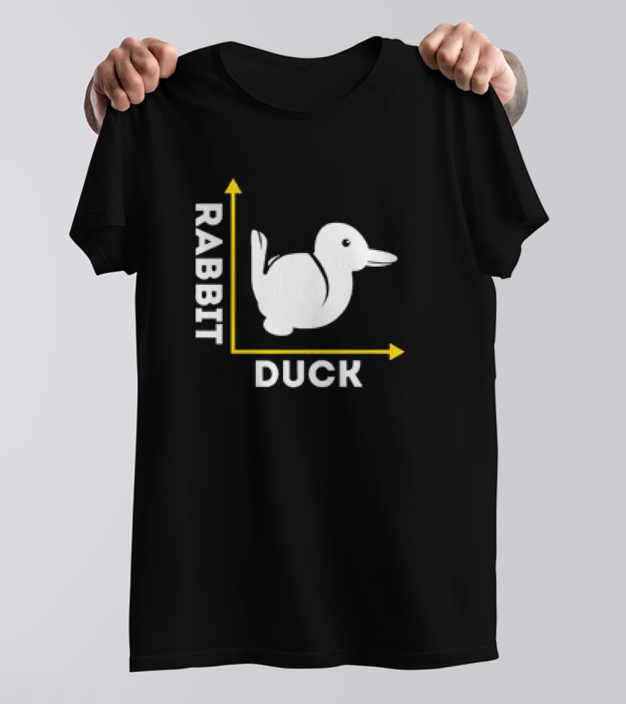 Rabbit Duck Optical Illusion Chart T-Shirt