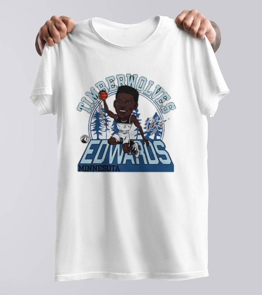 TIMBERWOLVES EDWARDS MINNESOTA T-Shirt