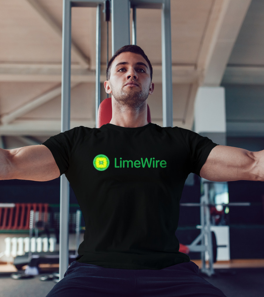 LimeWire Classic Logo Lime Design Vintage Nostalgia T-Shirt