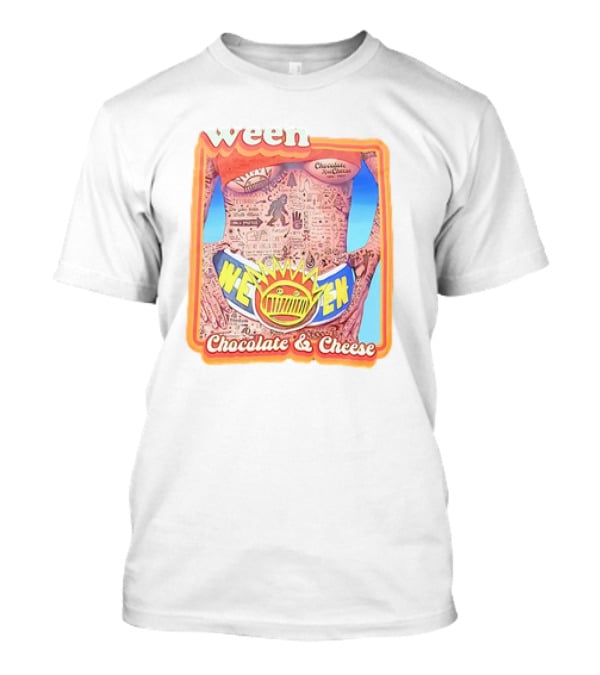 Ween Chocolate And Cheese Album Cover Art Vintage Comic T-Shirt