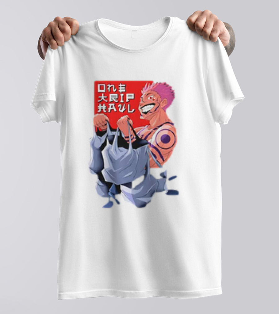 One Trip Haul Sukuna Gym Anime Character Carrying Bags T-Shirt