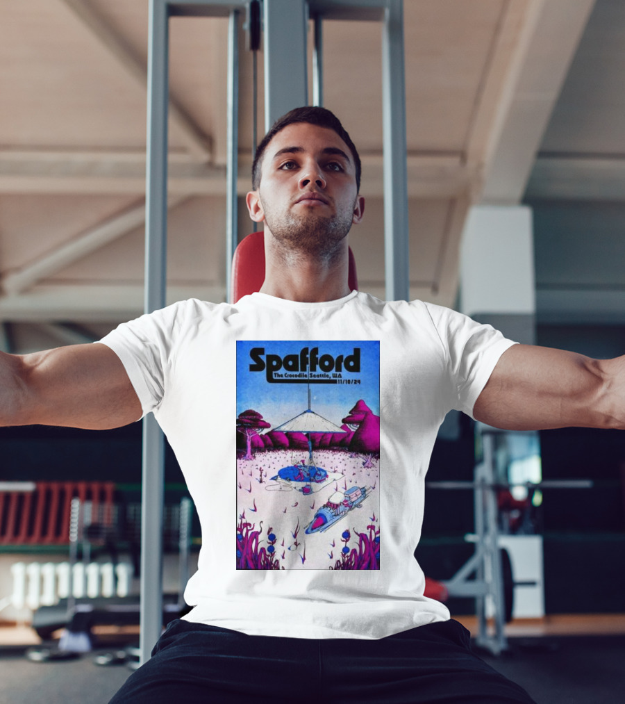 Spafford Live At The Crocodile Seattle 11/10/24 Vintage Sci-Fi Scene T-Shirt