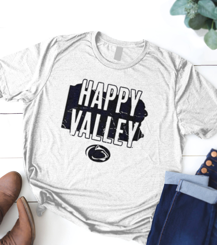 Happy Valley Penn State Nittany Lions Vintage Football T-Shirt