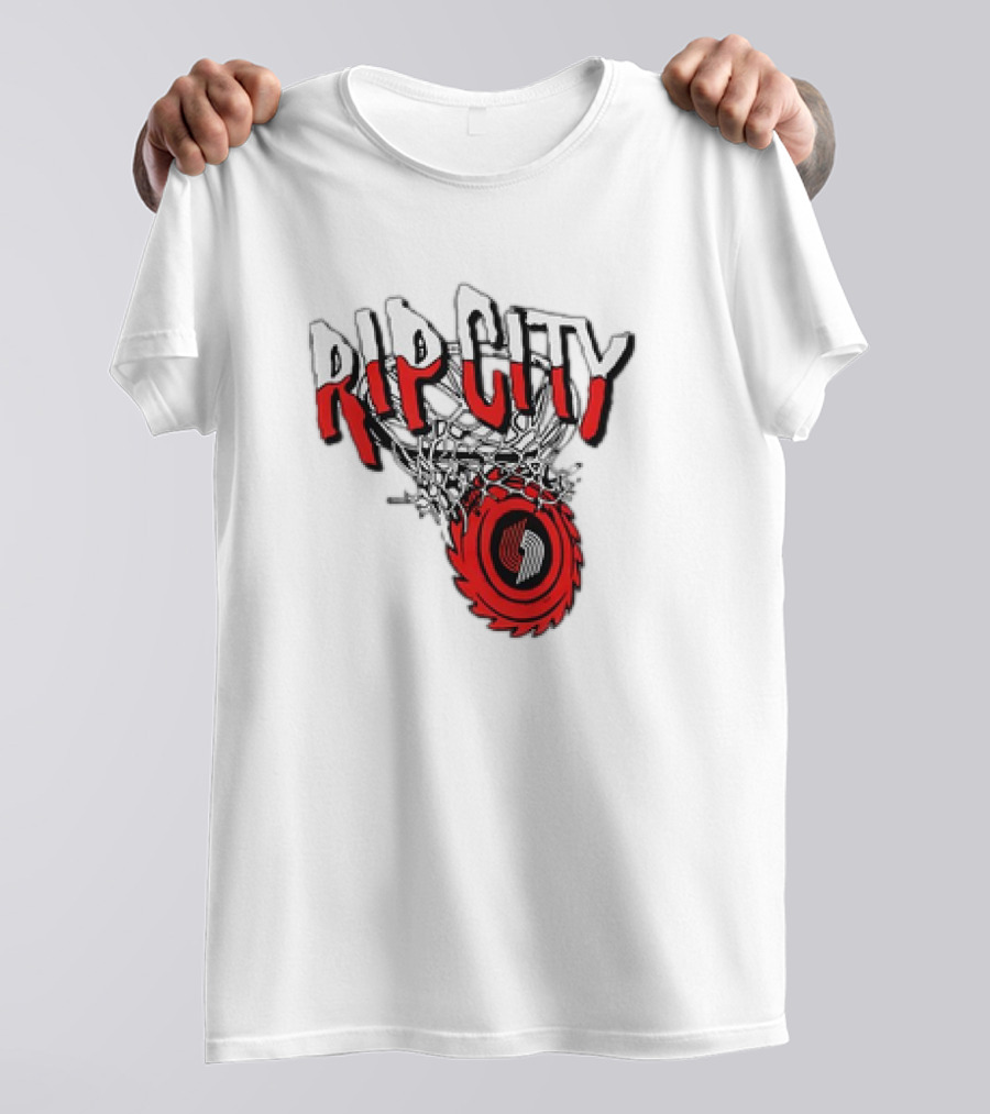 Rip City Portland Trail Blazers Basketball Netball T-Shirt
