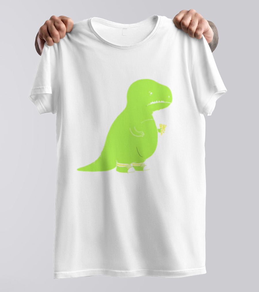 T-rex Struggles With An Ice Cream Cone Darn Silly Dinosaur Problem T-Shirt