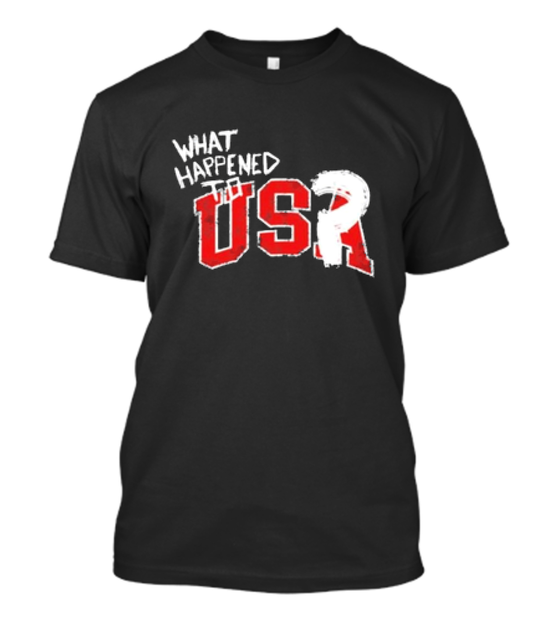 What Happened To USA Red Lettering T-Shirt