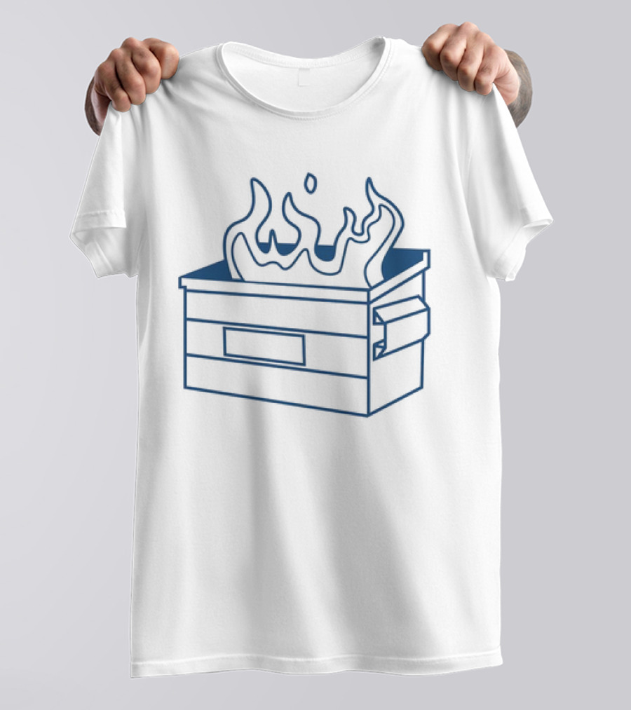 Burn It All Down Dumpster Fire T-Shirt