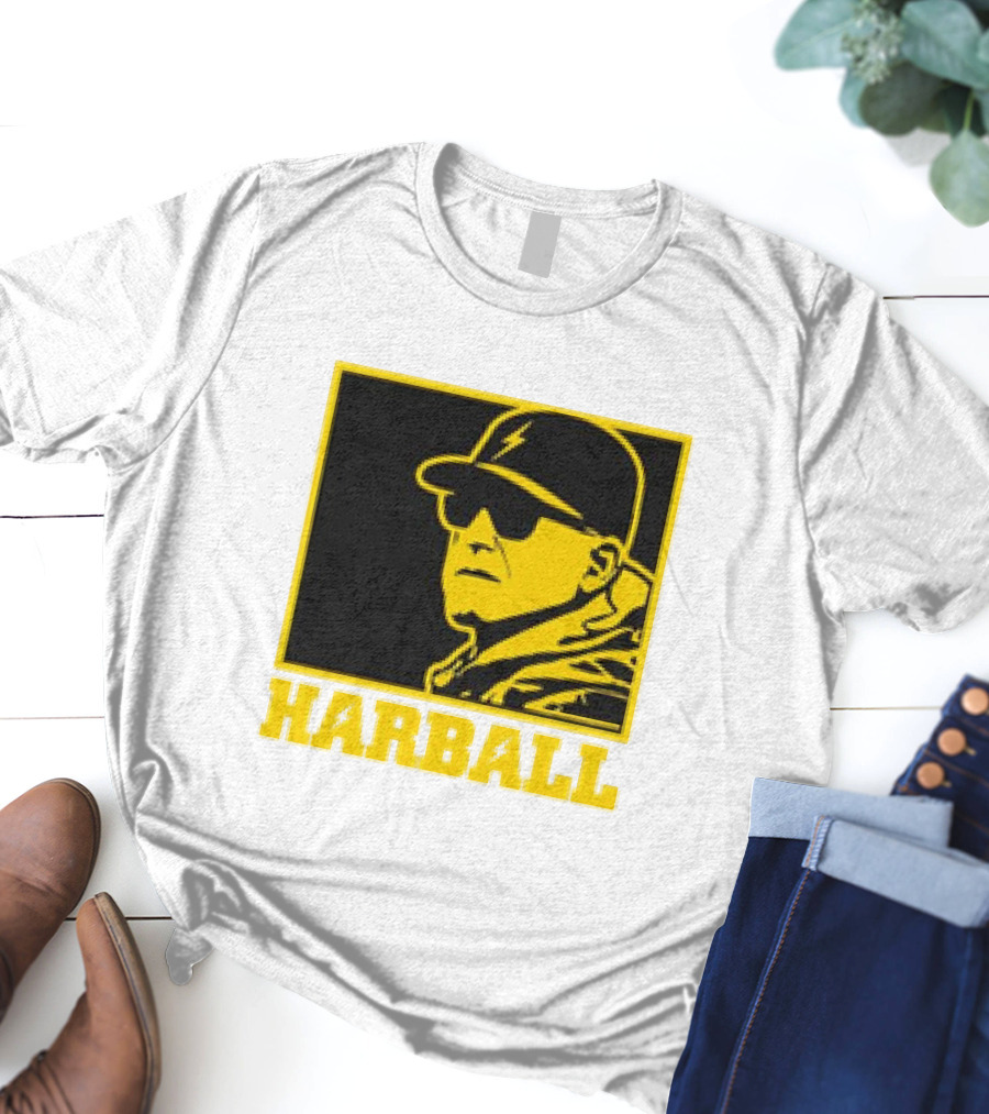 Chargers Harball NFL Royal Jim Harbaugh Los Angeles T-Shirt