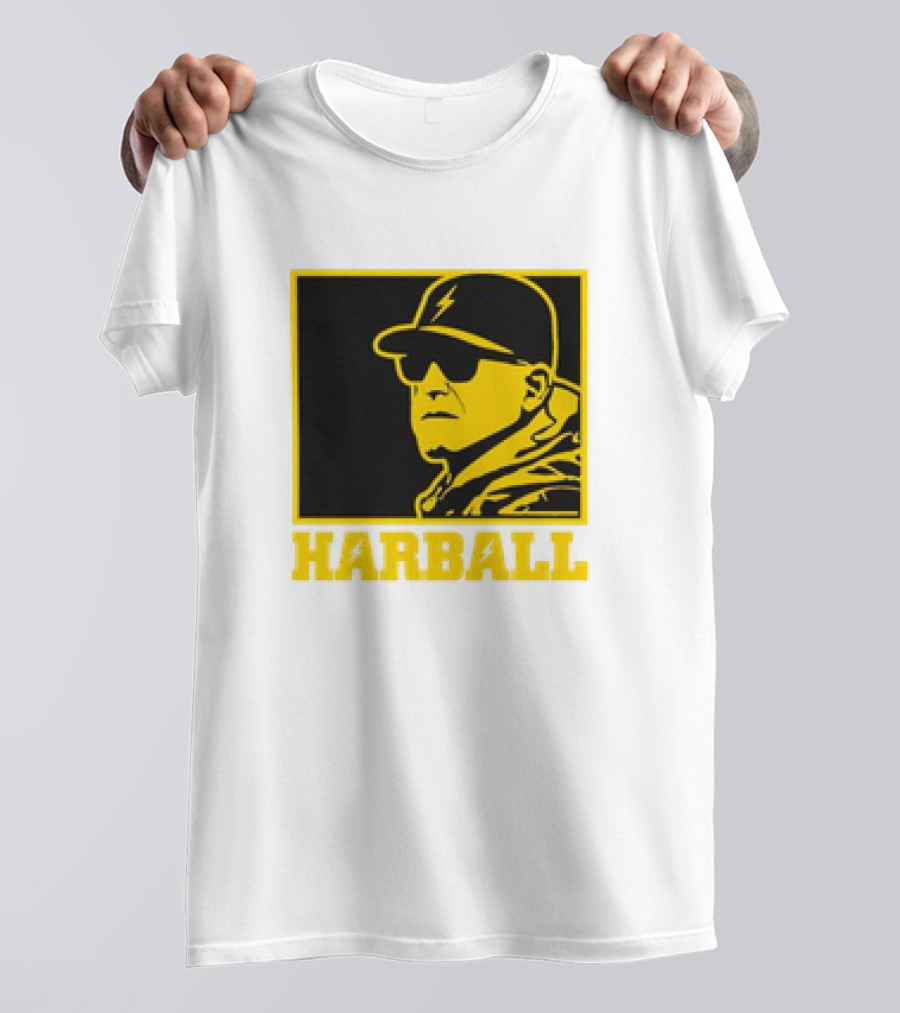 Chargers Harball NFL Royal Jim Harbaugh Los Angeles T-Shirt