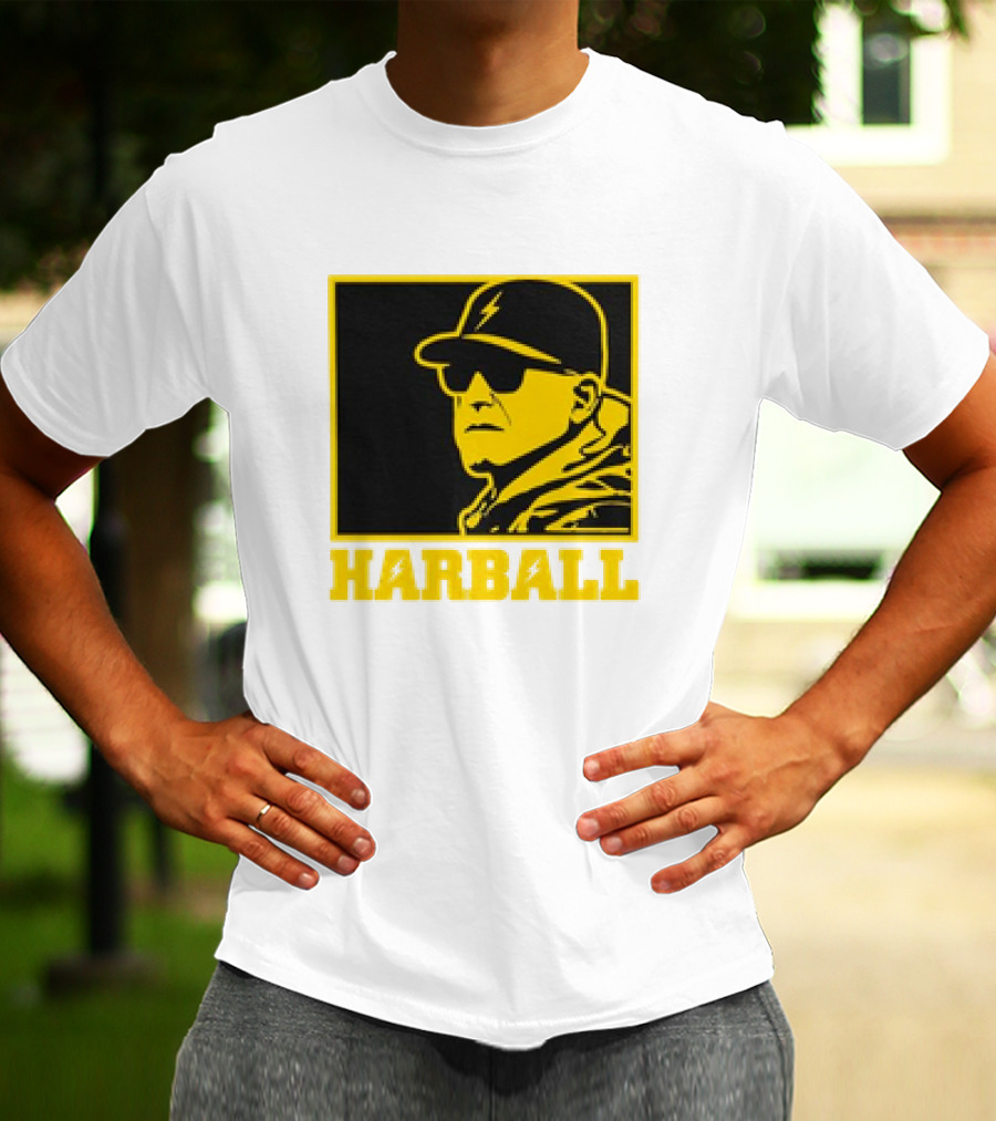 Chargers Harball NFL Royal Jim Harbaugh Los Angeles T-Shirt