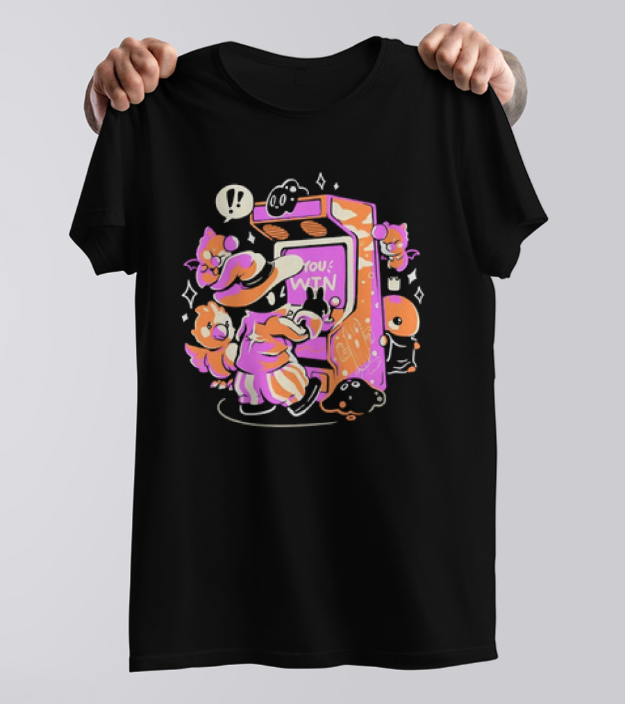 Arcade Adventure With Vivi And Friends Victory T-Shirt