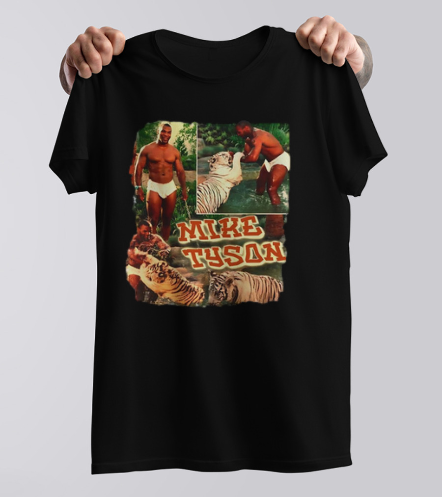 Mike Tyson Tiger Vintage Boxing Moments T-Shirt