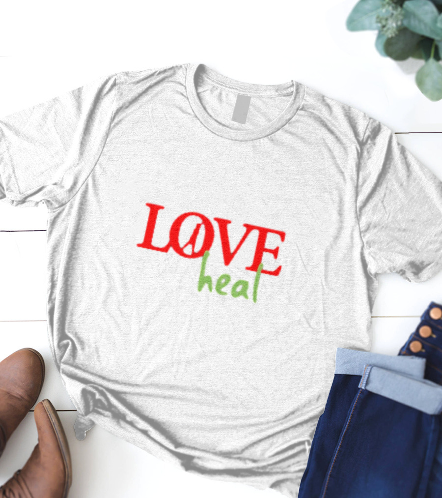 Devale Ellis Love Peace Heal T-Shirt
