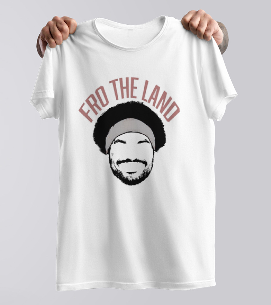 Donovan Mitchell Fro The Land Cleveland Cavaliers Afro Basketball T-Shirt
