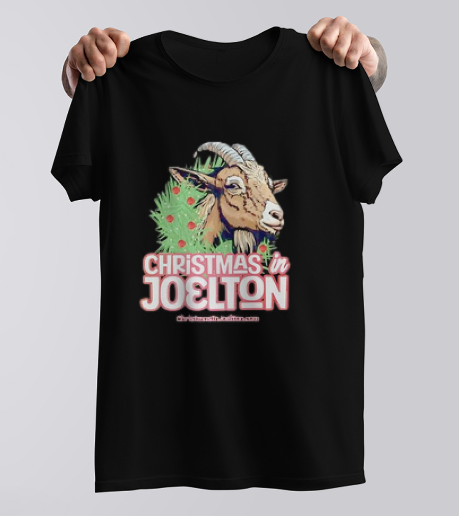 Christmas In Joelton Funny Goat Christmas T-Shirt