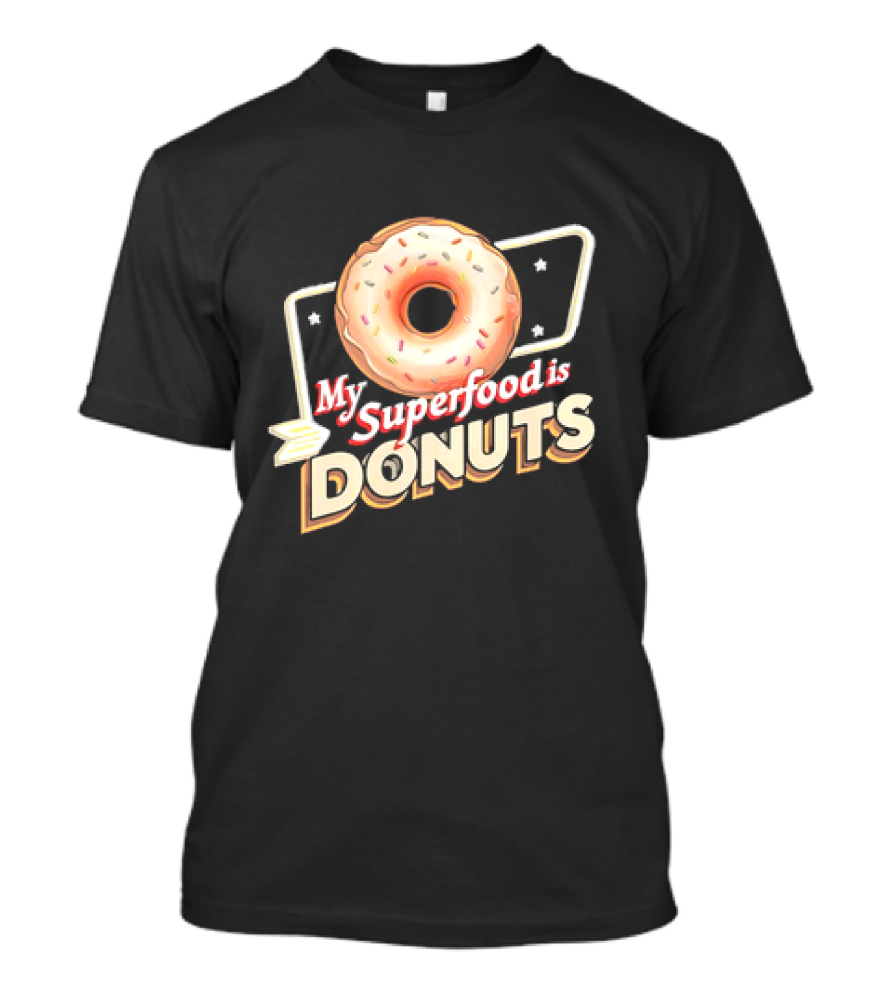 My Superfood Is Donuts Vintage T-Shirt