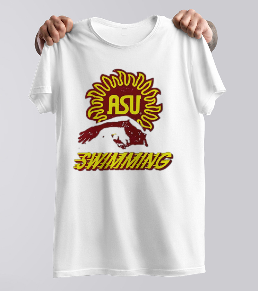 ASU Swimming Sun Devil Logo Dive Team T-Shirt