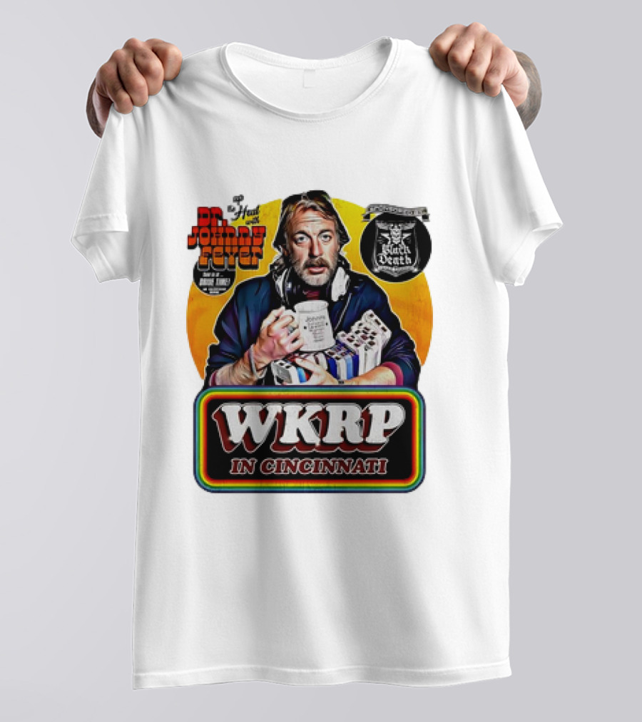 Dr Johnny Fever WKRP In Cincinnati Rock And Roll James Coffee Radio Mug T-Shirt