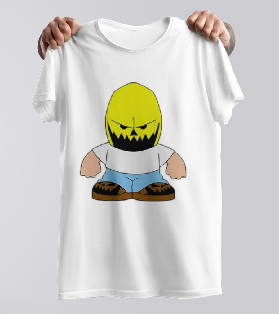 Dude Babbitt Revived Yellow Masked Cartoon Character T-Shirt