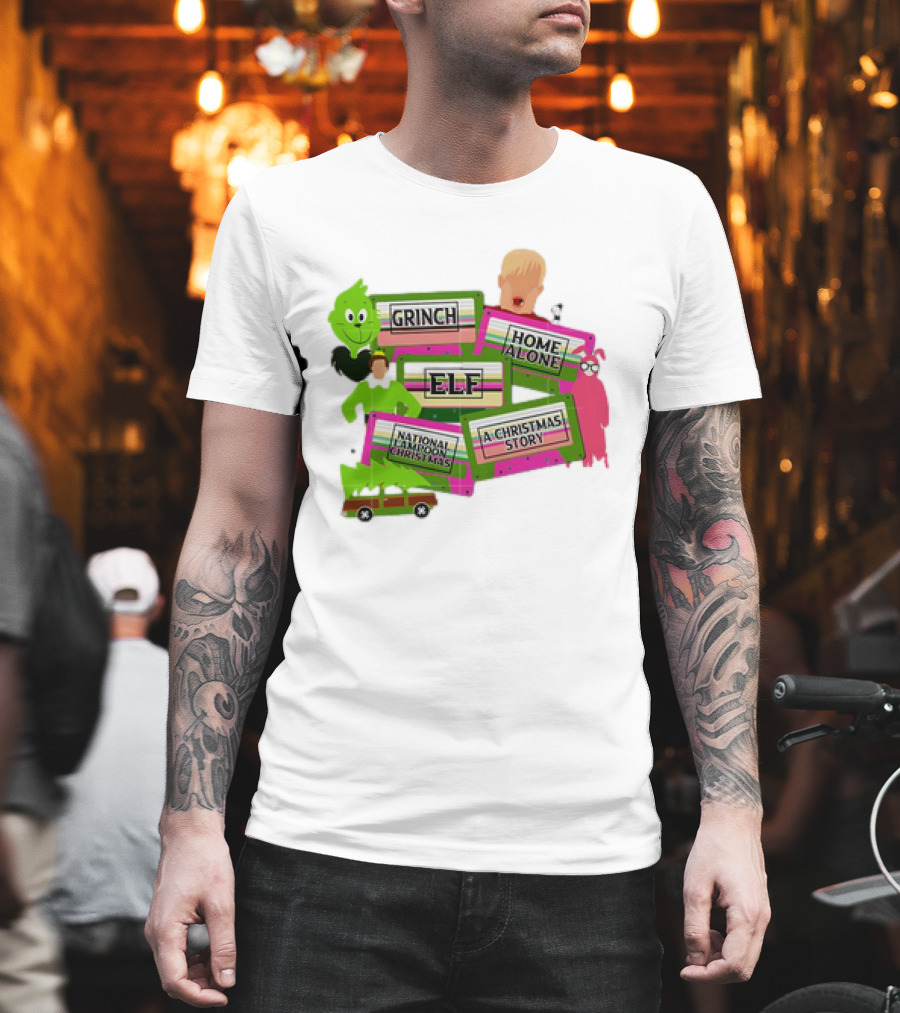 Grinch Home Alone Elf National Lampoon Christmas Story T-Shirt