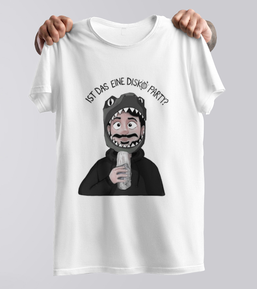 Ist Das Eine Disko Party Dinosaurier Kostüm Mann Essen T-Shirt