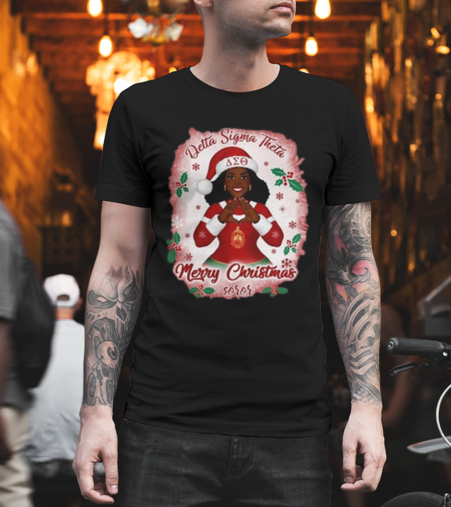 Delta Sigma Theta Merry Christmas Soror T-Shirt