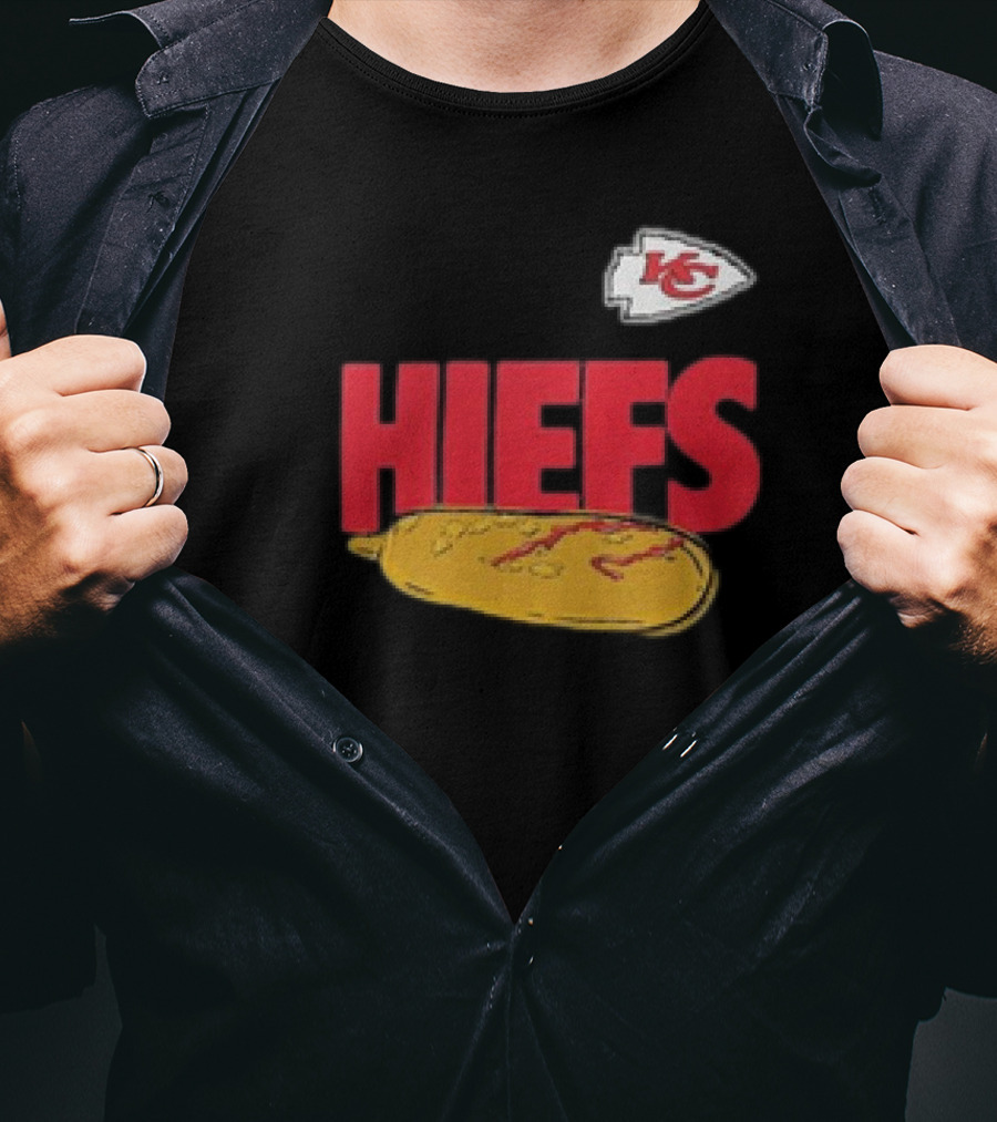 Kansas City Chiefs Hometown Hiefs Hotdog T-Shirt