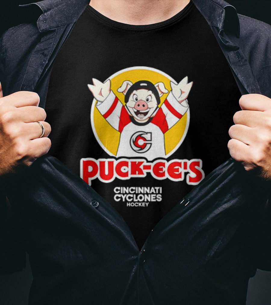 Puck-ee's Cincinnati Cyclones Hockey T-Shirt