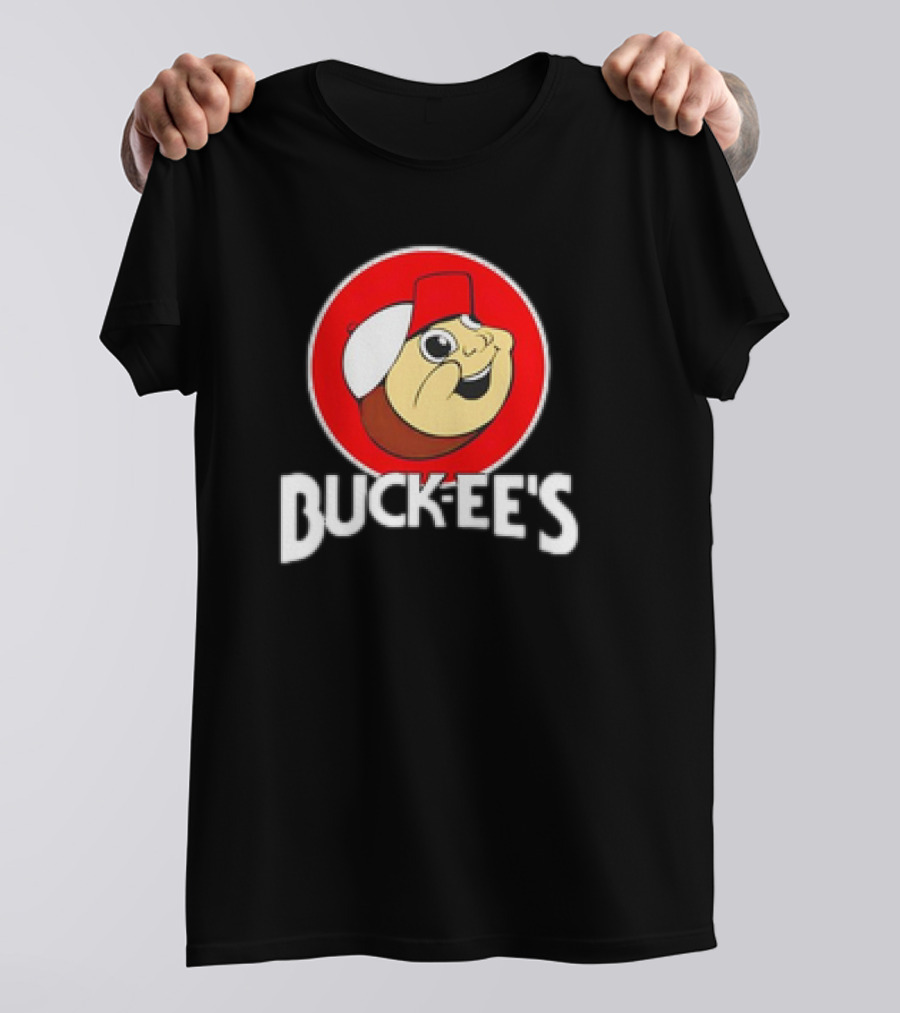 Buck-ee’s Cartoon Retro Logo Red Cap Circle T-Shirt