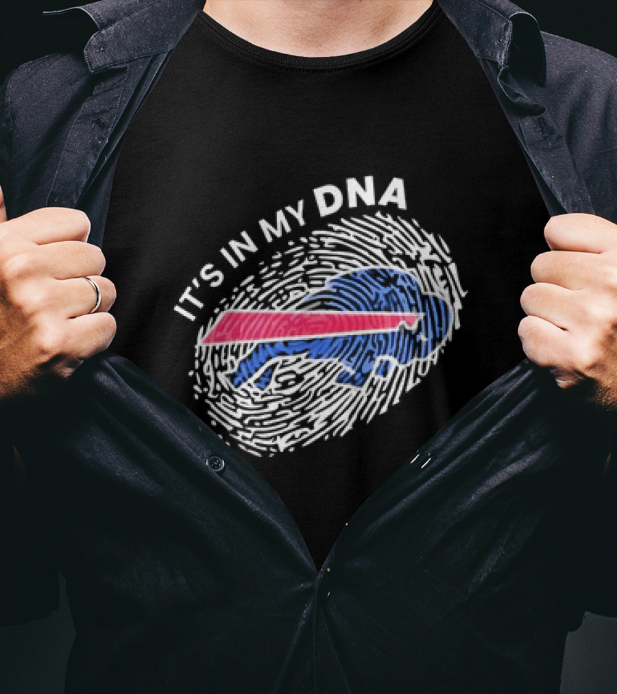 Buffalo Bills It's In My DNA Fingerprint T-Shirt