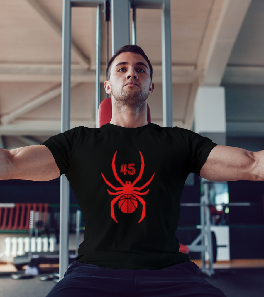 Cleveland Spider 45 Basketball Red Spider T-Shirt