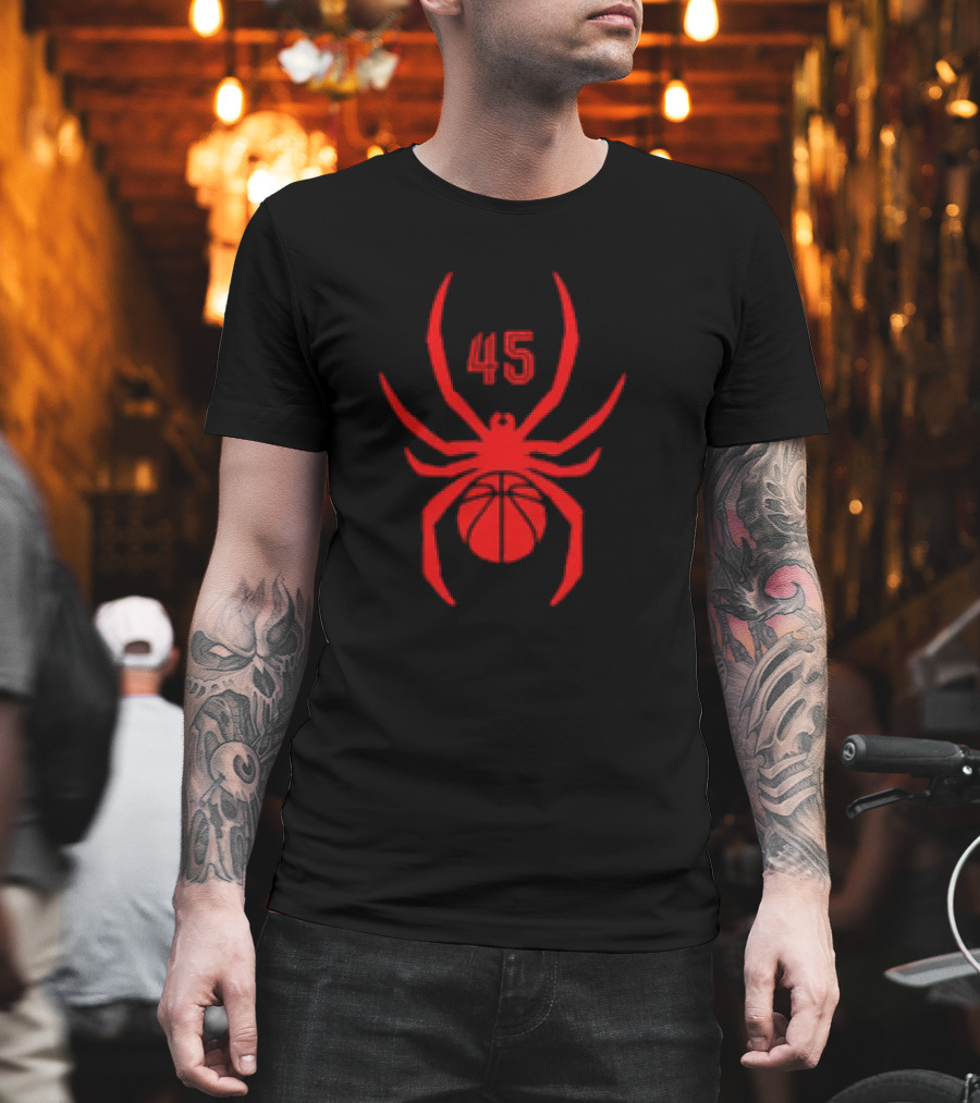 Cleveland Spider 45 Basketball Red Spider T-Shirt
