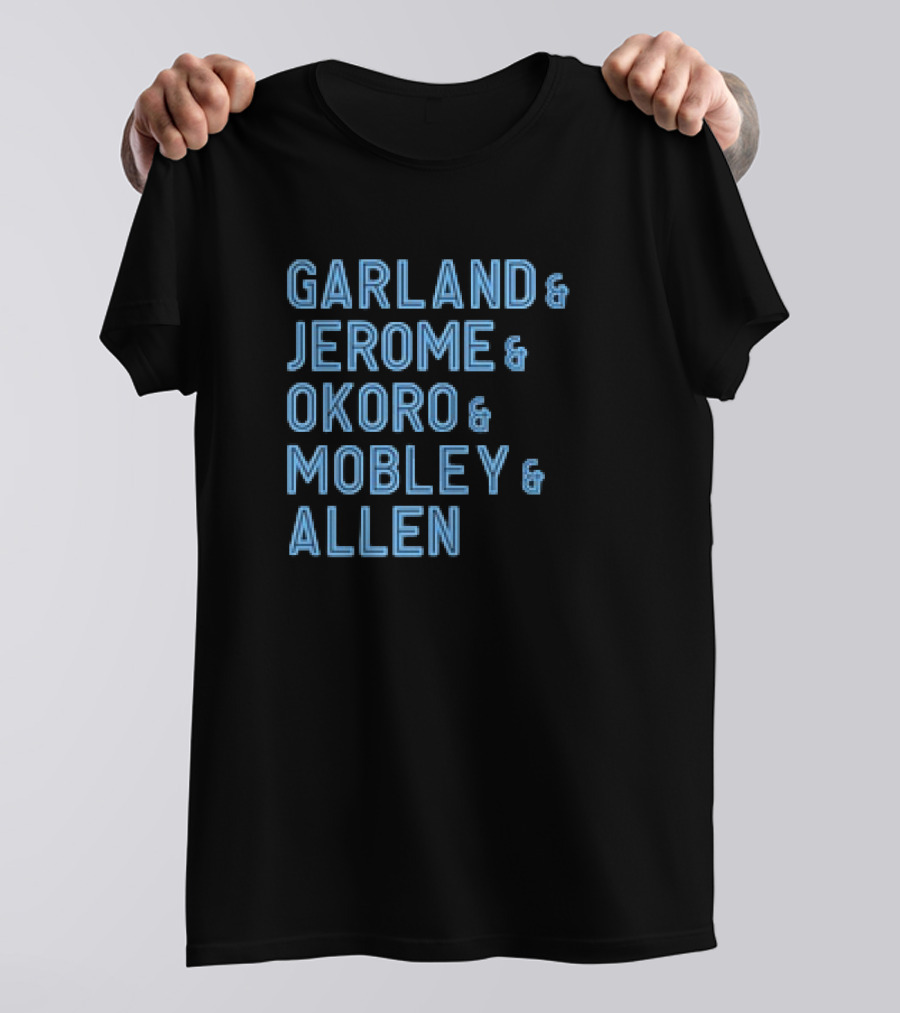 Garland Jerome Okoro Mobley Allen Cleveland Basketball 24-25 T-Shirt