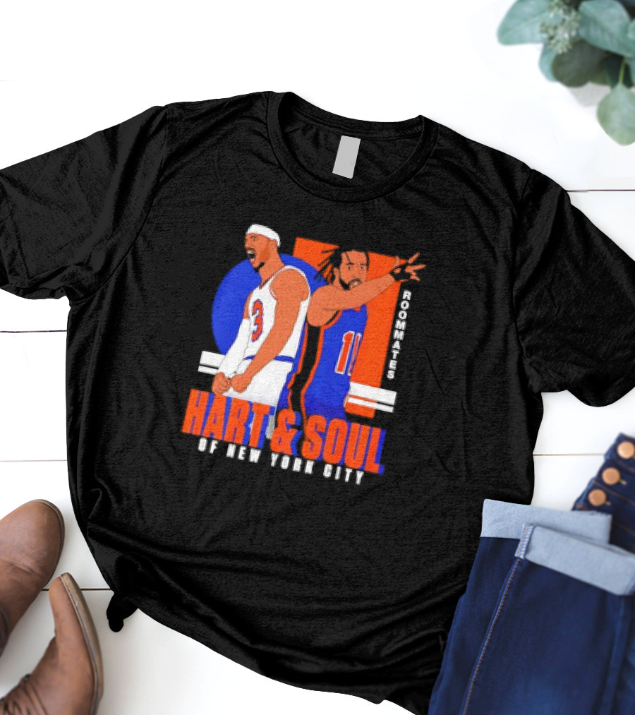 Hart And Soul Dynamic Roommates Of New York City Basketball T-Shirt