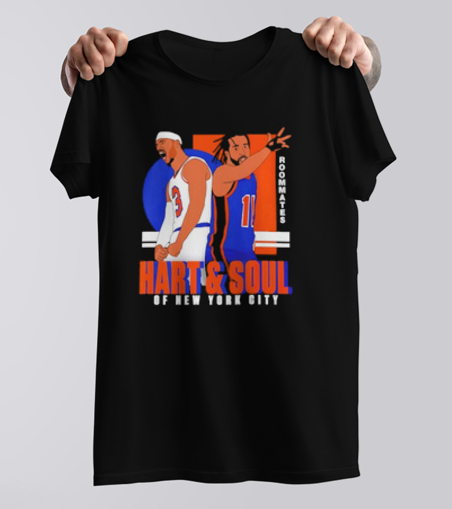 Hart And Soul Dynamic Roommates Of New York City Basketball T-Shirt